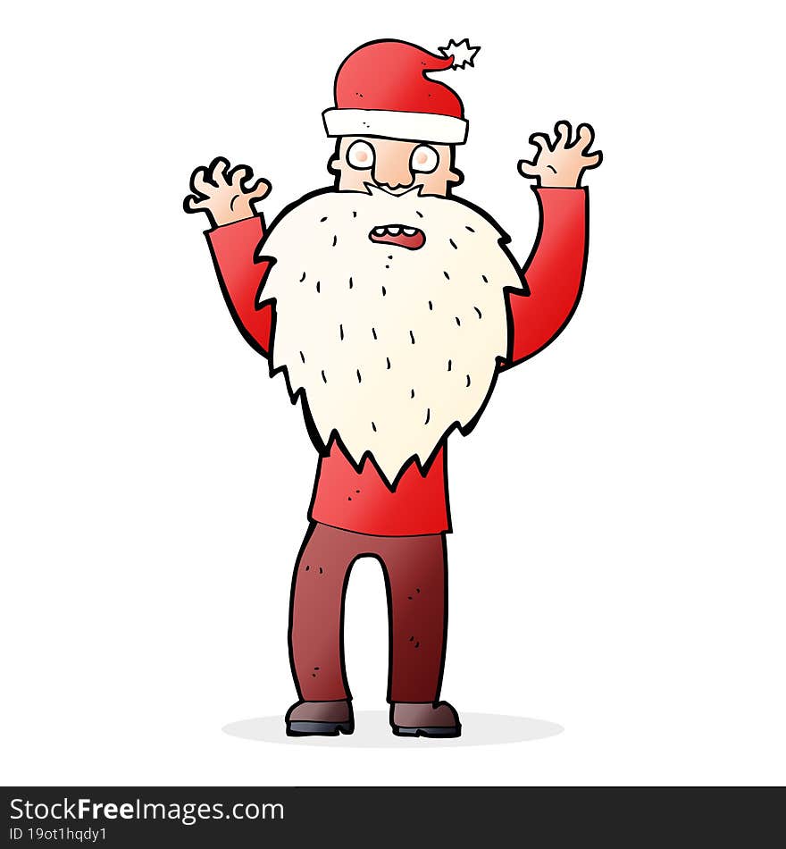 cartoon santa claus