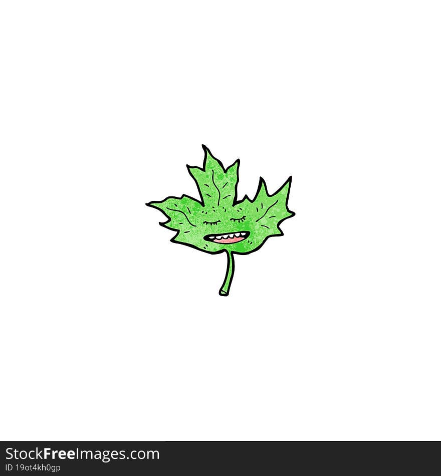 cartoon leaf