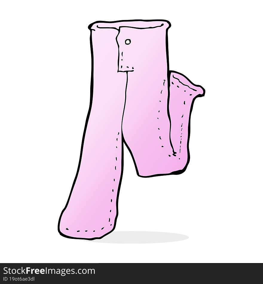 Cartoon Pair Of Pink Pants