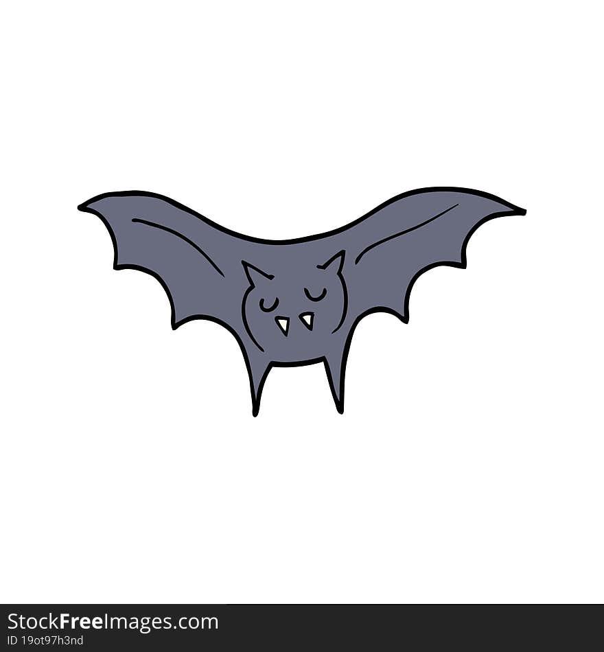 cartoon vampire bat