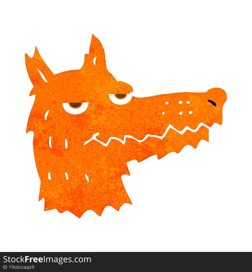 cartoon fox head