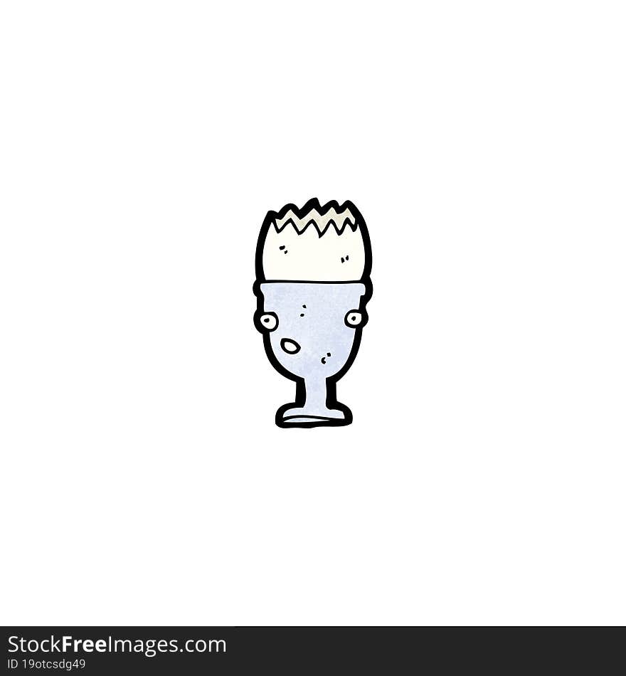 boiled egg cartoon