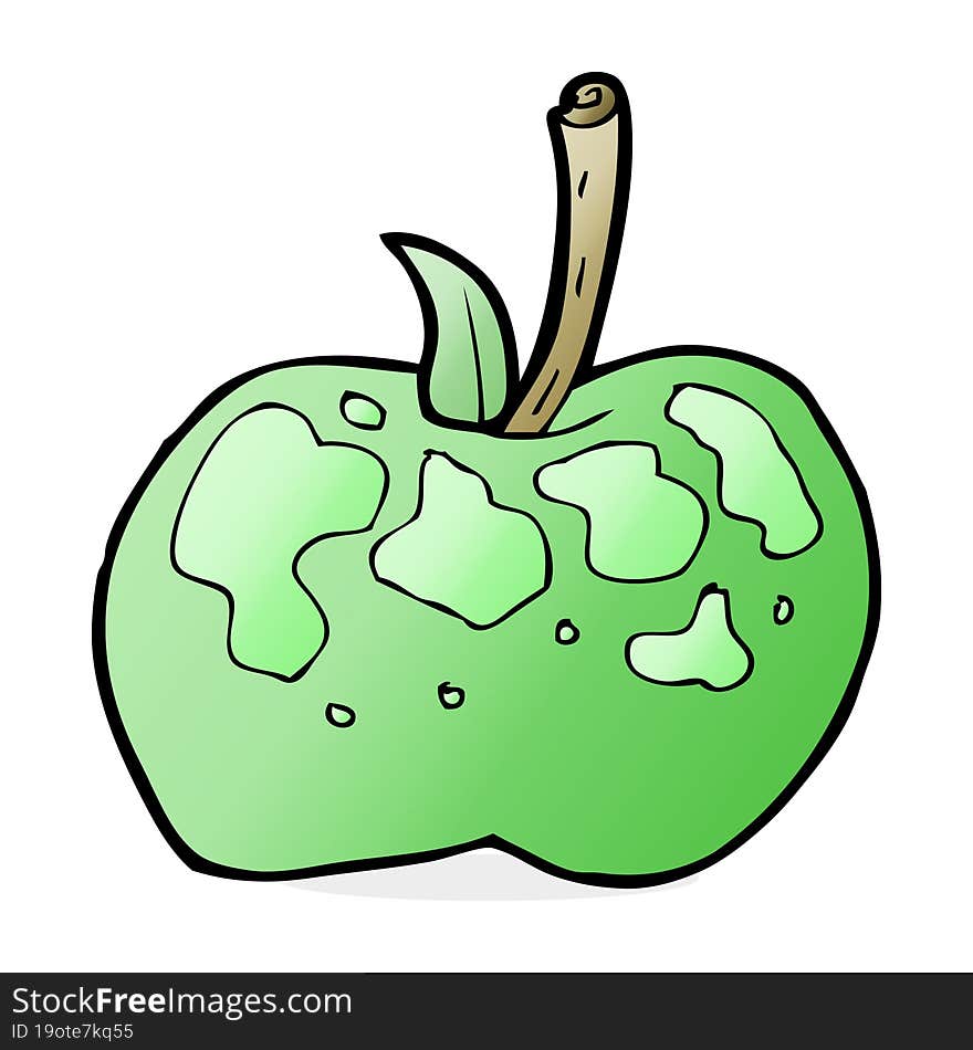 cartoon apple