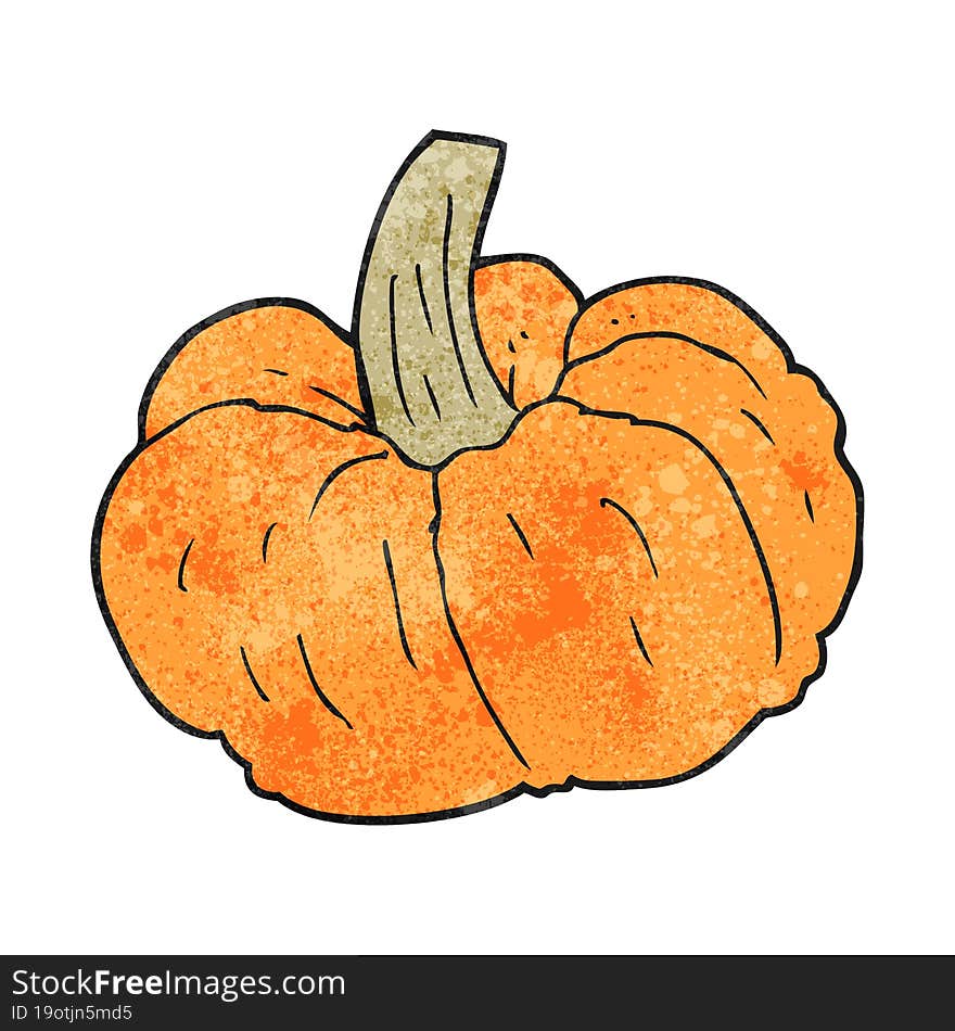 textured cartoon pumpkin