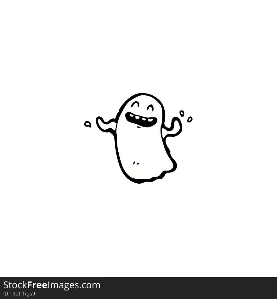 dancing ghost cartoon