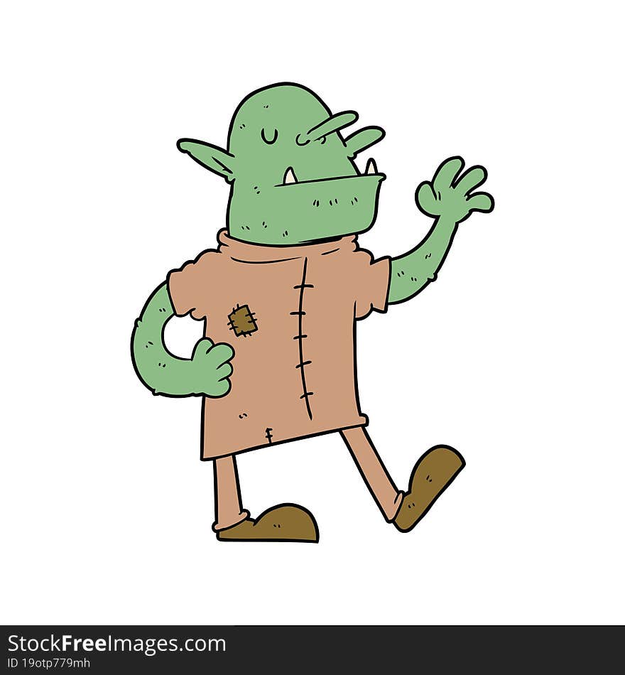 cartoon goblin. cartoon goblin