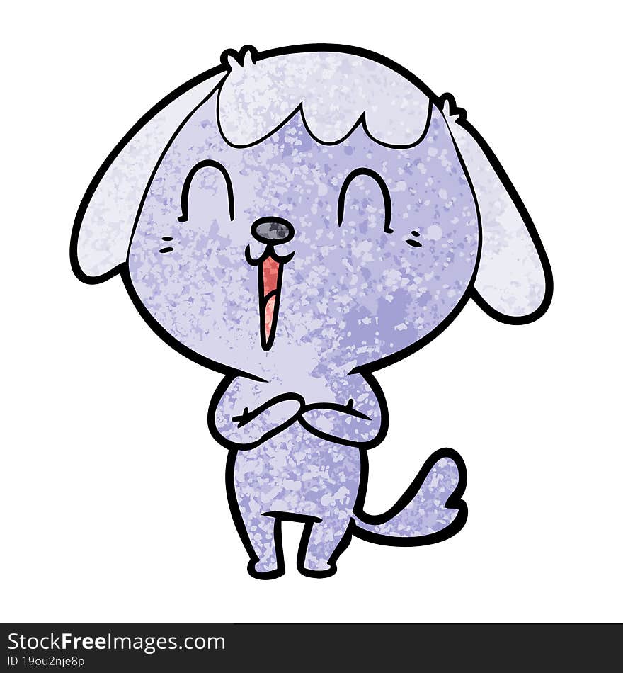 cute cartoon dog. cute cartoon dog