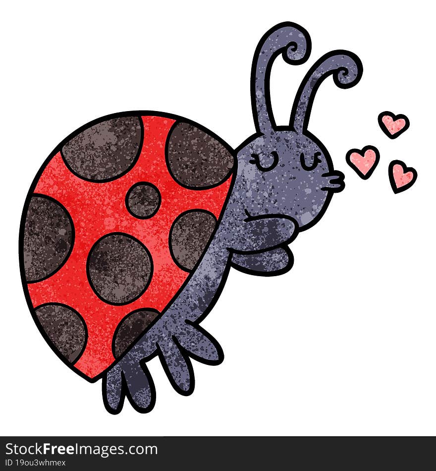 cartoon ladybug. cartoon ladybug