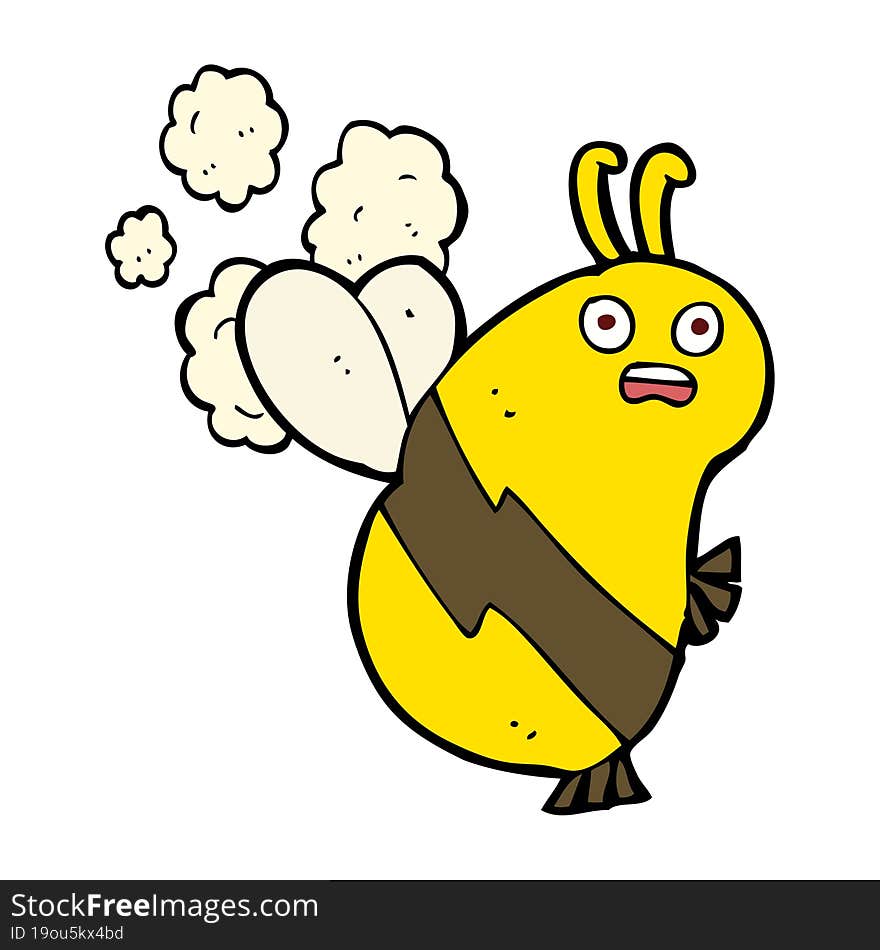 funny cartoon bee