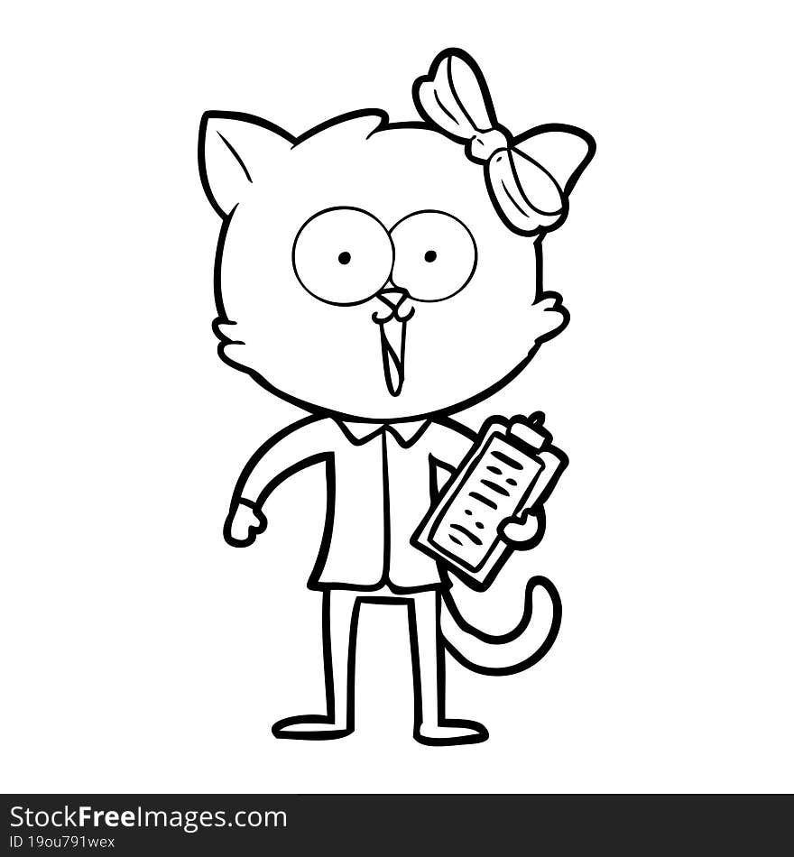 cartoon cat. cartoon cat