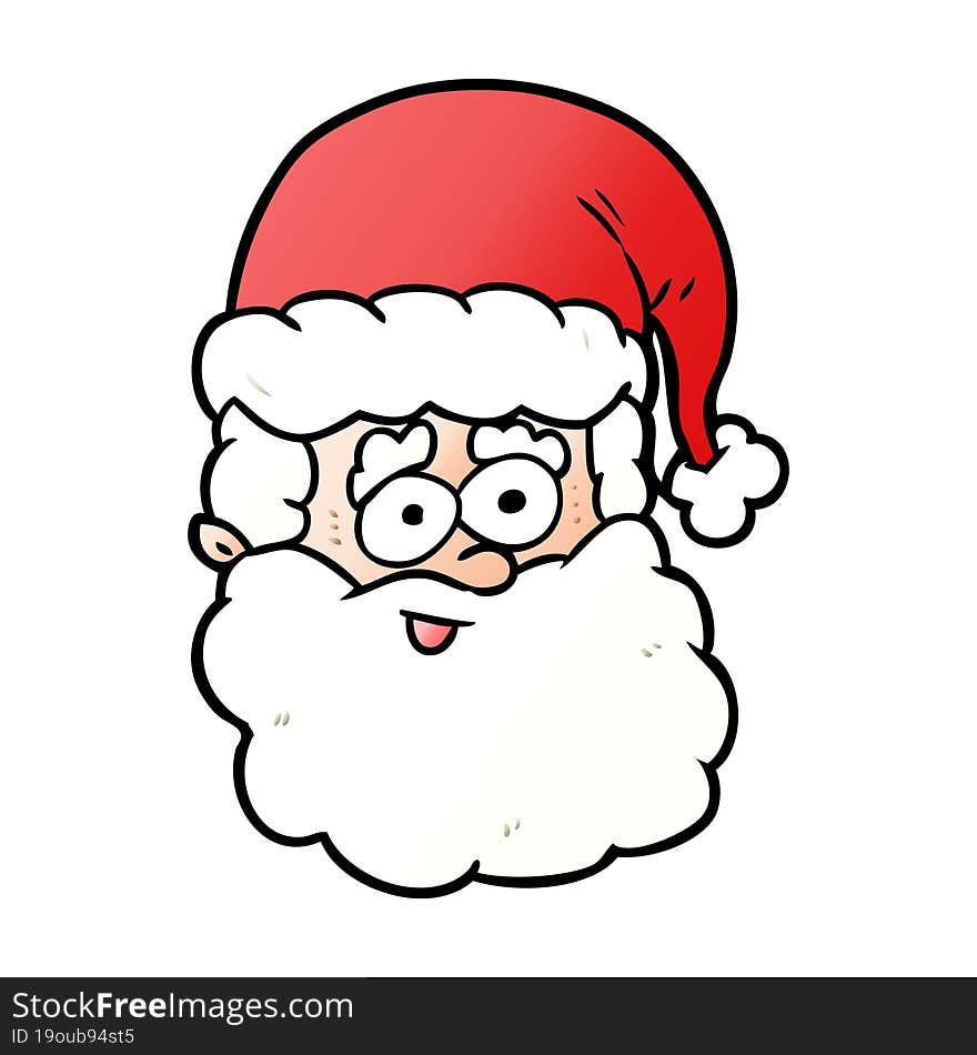 cartoon santa claus. cartoon santa claus