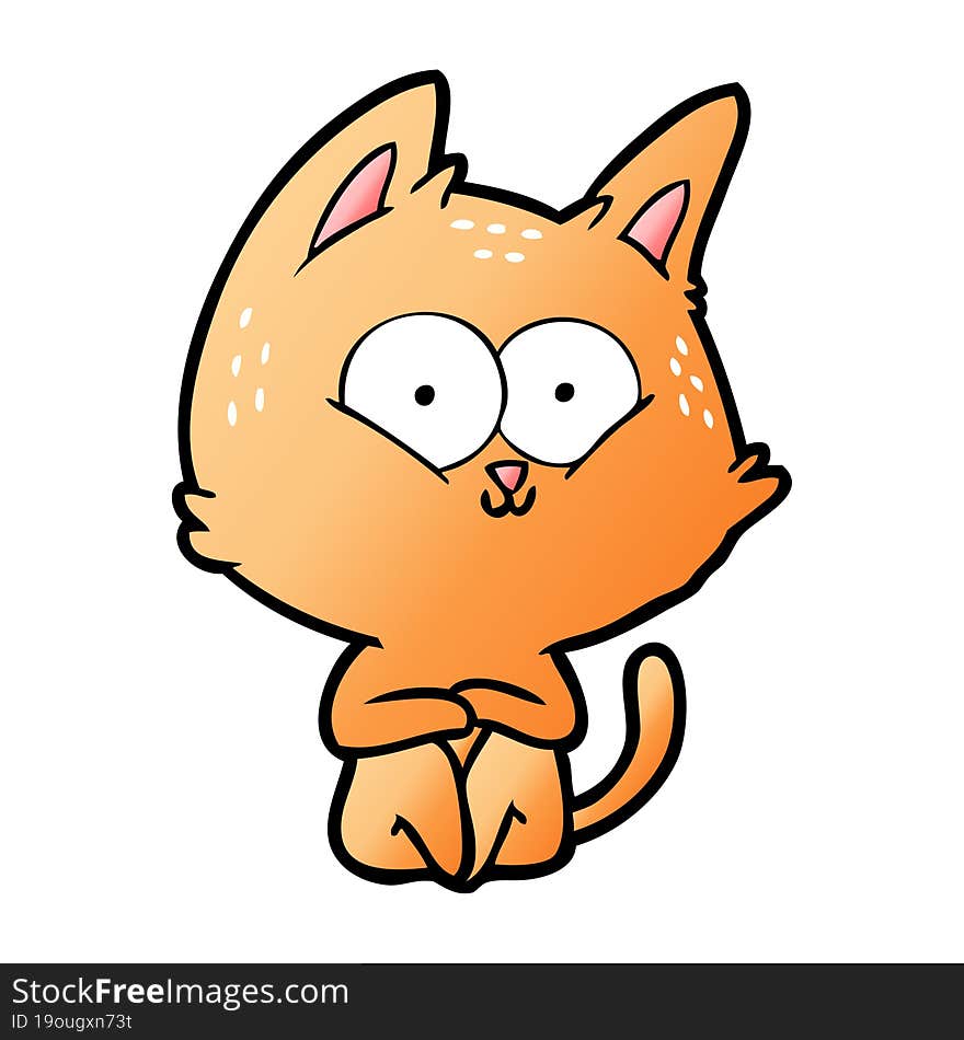 cartoon cat. cartoon cat