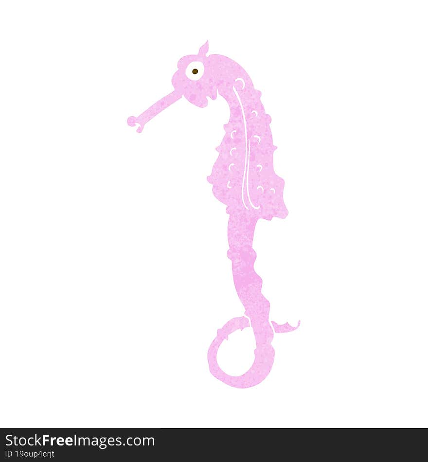 Cartoon Sea Horse