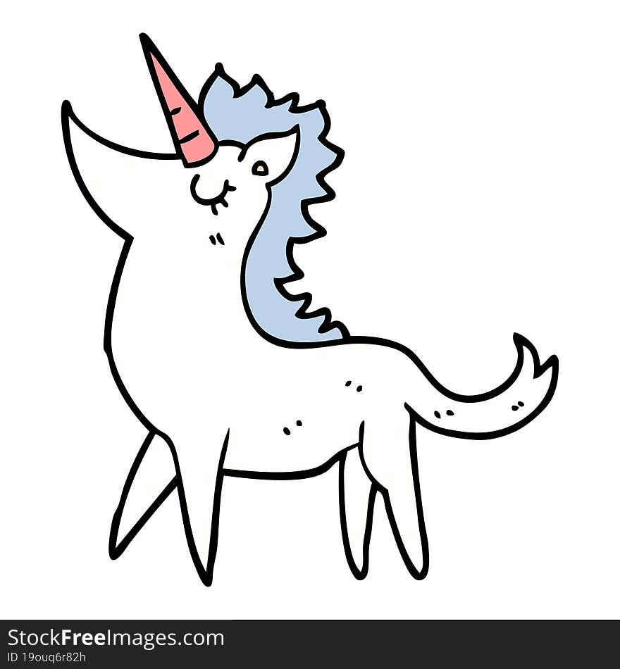 cartoon unicorn