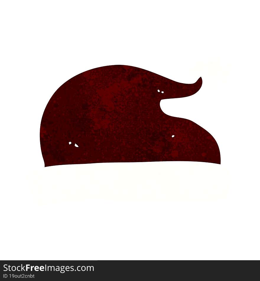 cartoon santa hat