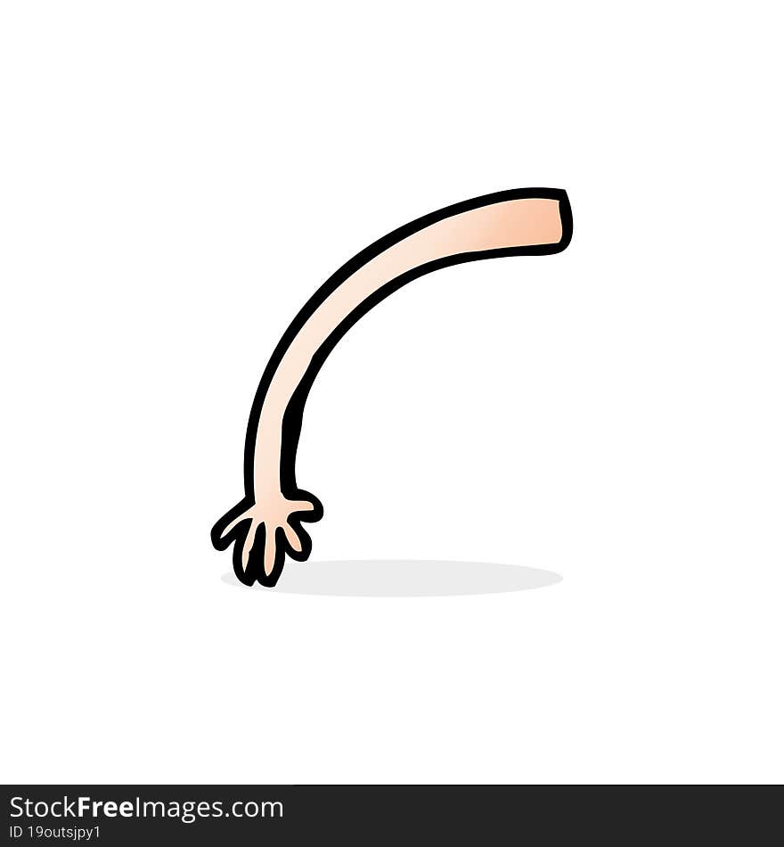 Cartoon Arm Gesture