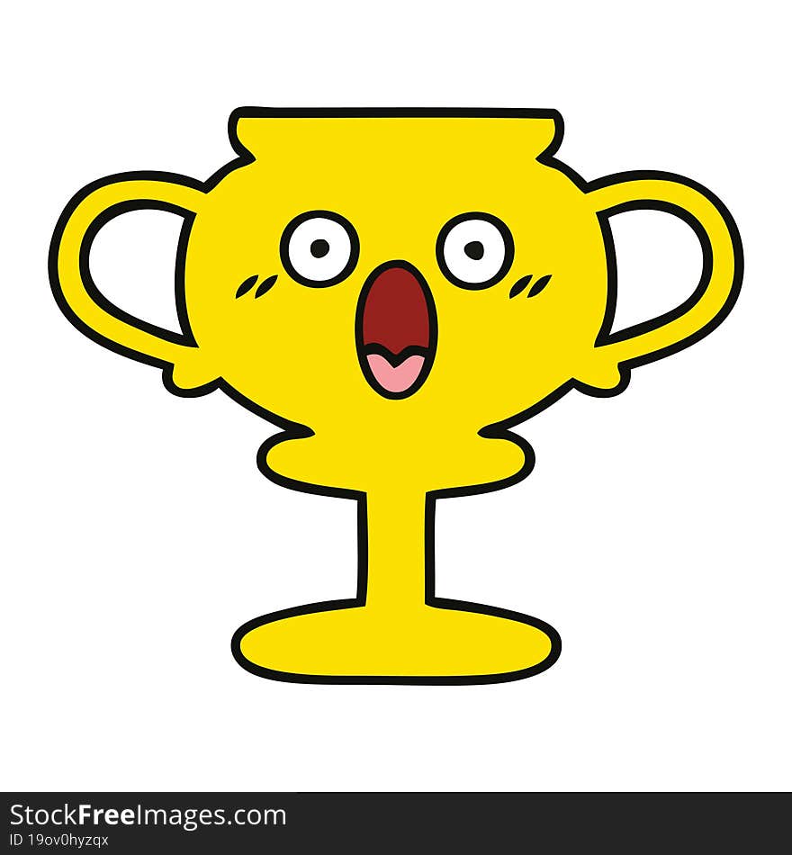 cute cartoon trophy