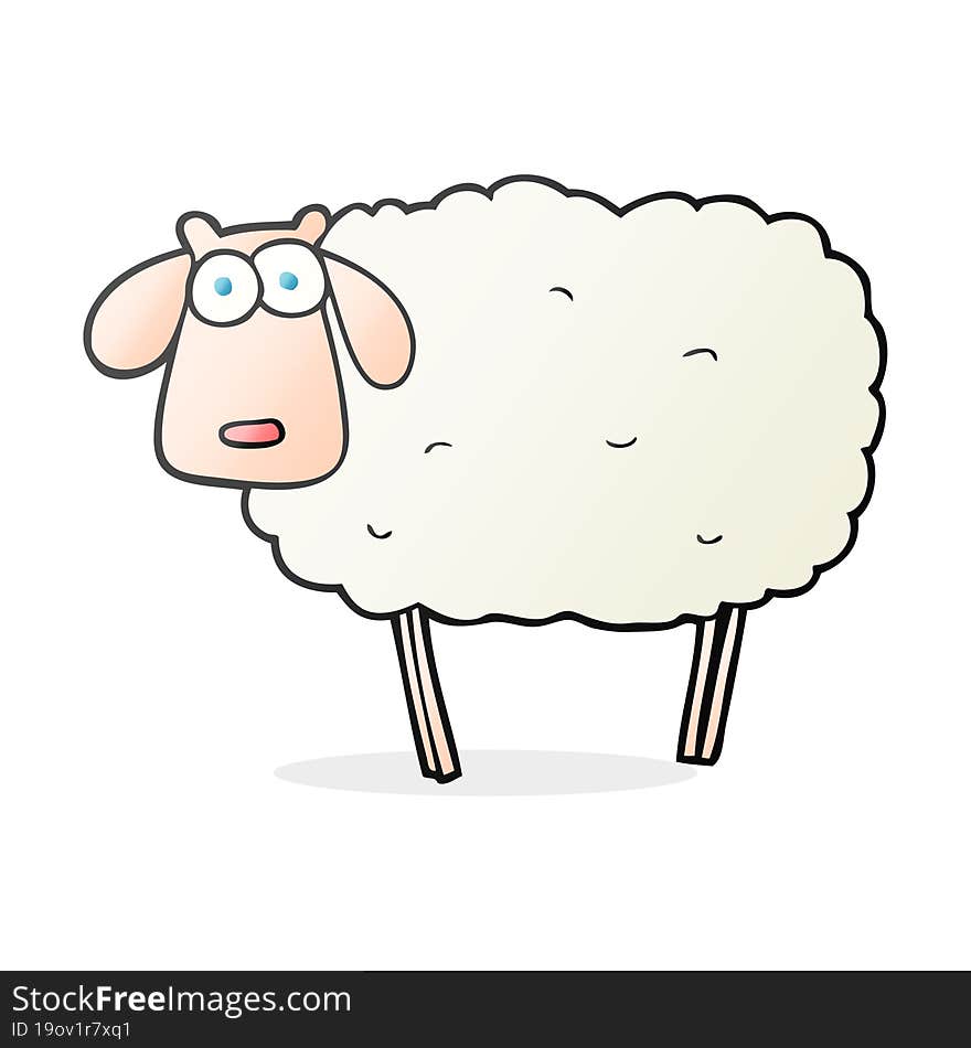 cartoon sheep