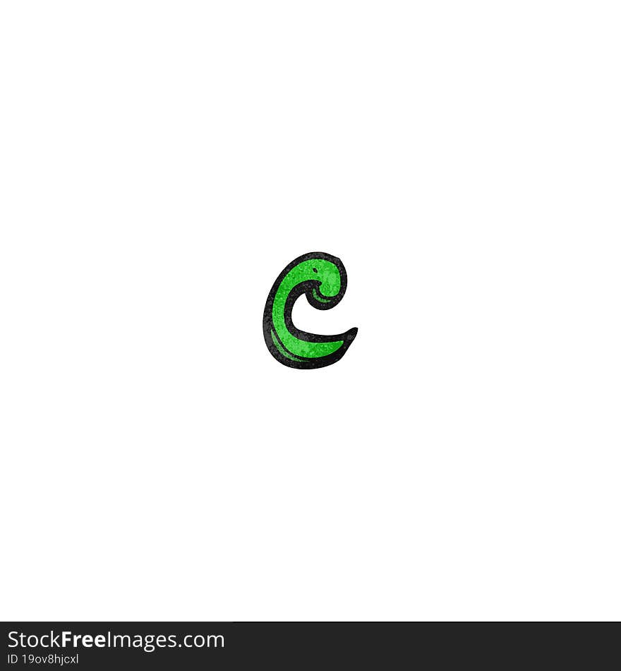 cartoon letter c