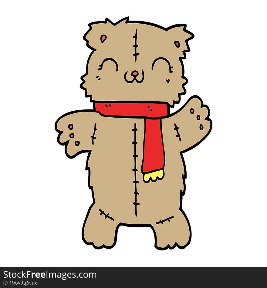 cartoon teddy bear