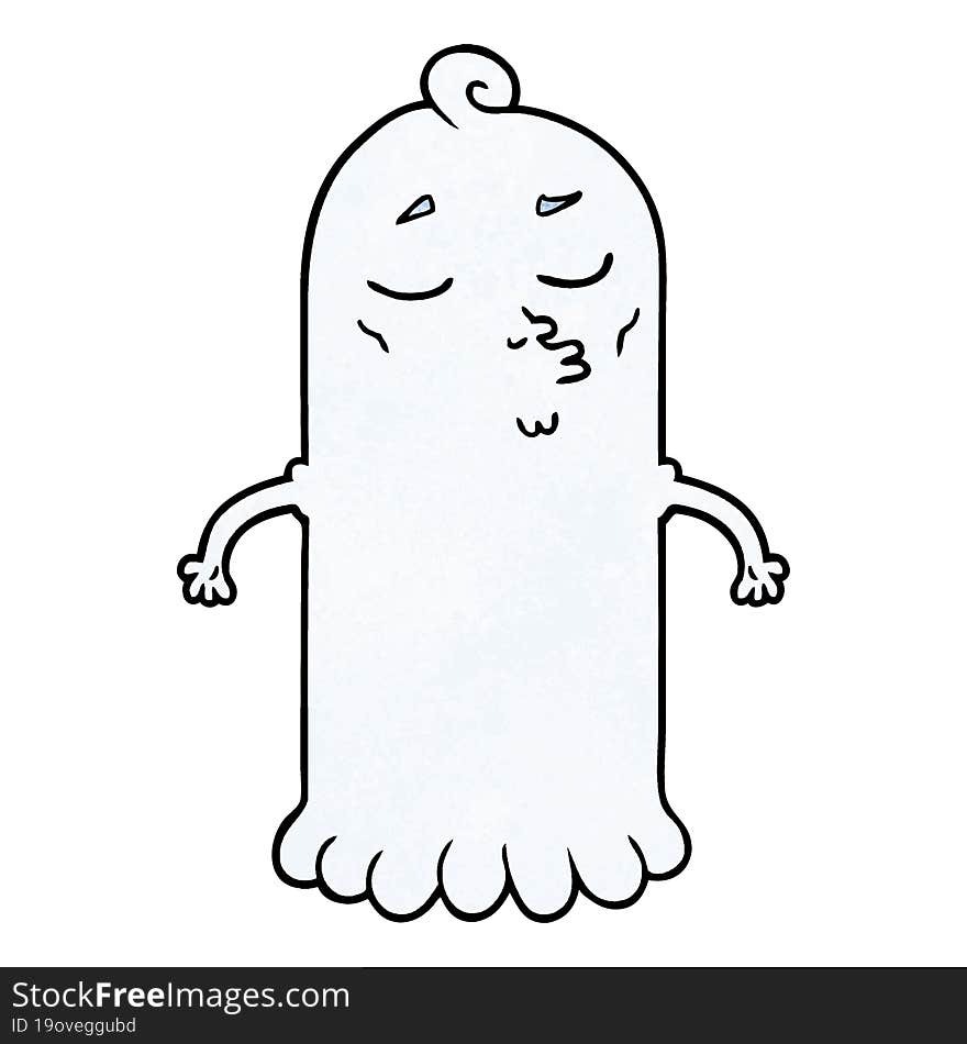 cartoon ghost. cartoon ghost