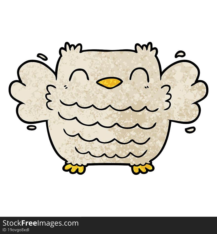 cartoon owl. cartoon owl