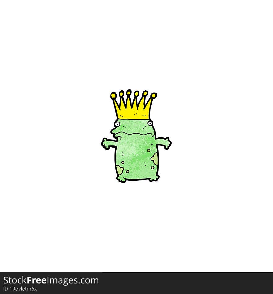 Cartoon Frog Prince