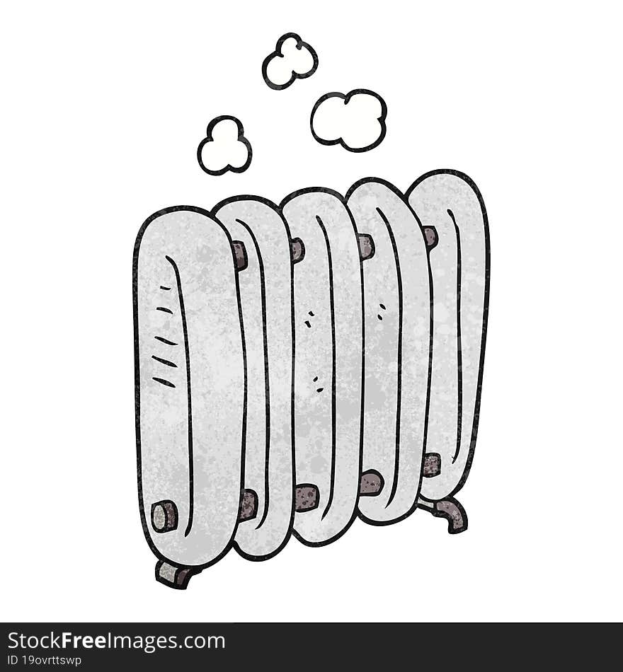 textured cartoon radiator