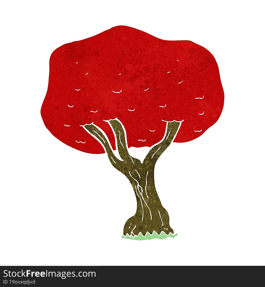 cartoon tree