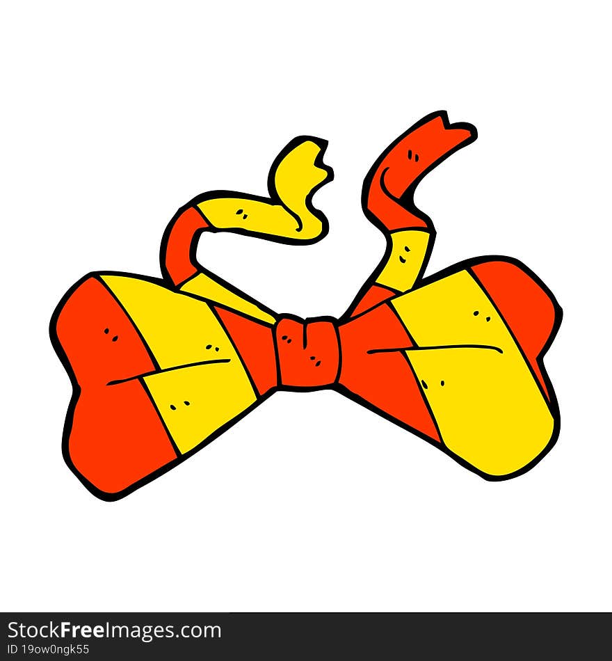 cartoon bow tie