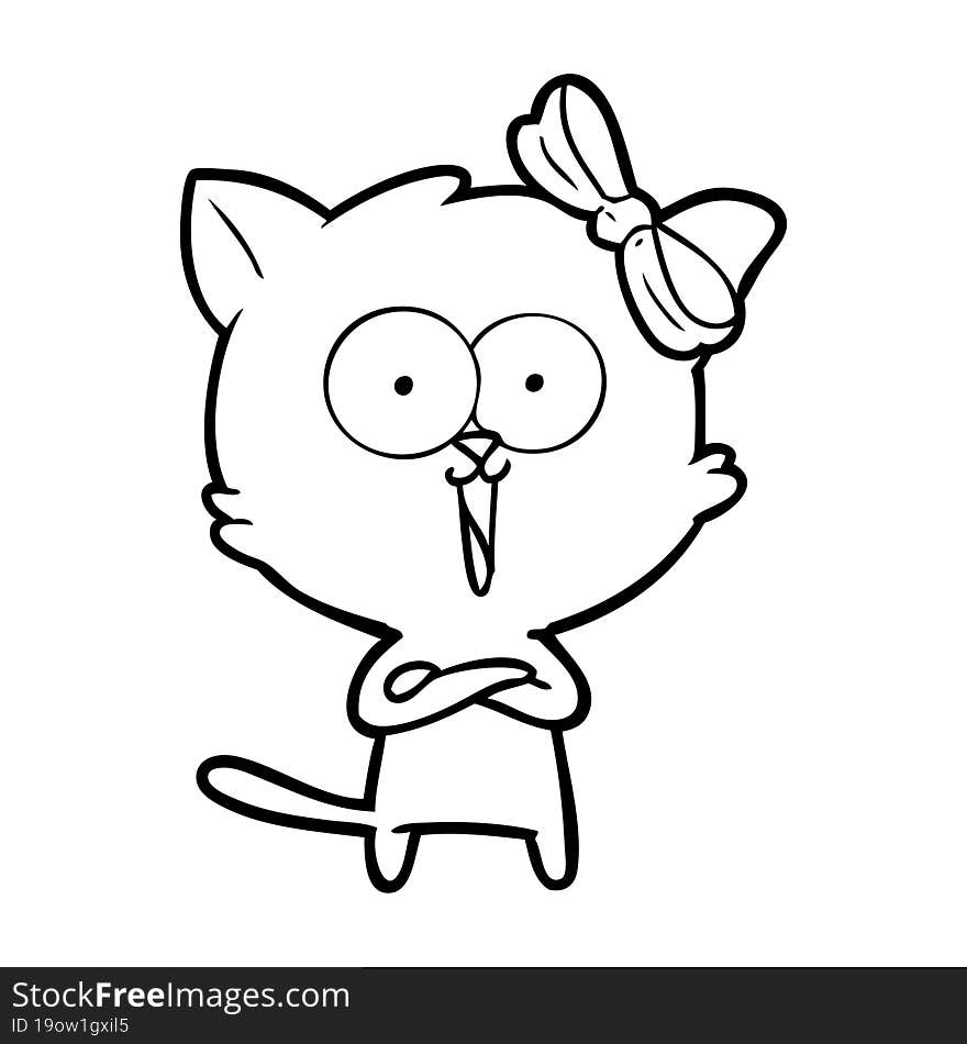 cartoon cat. cartoon cat