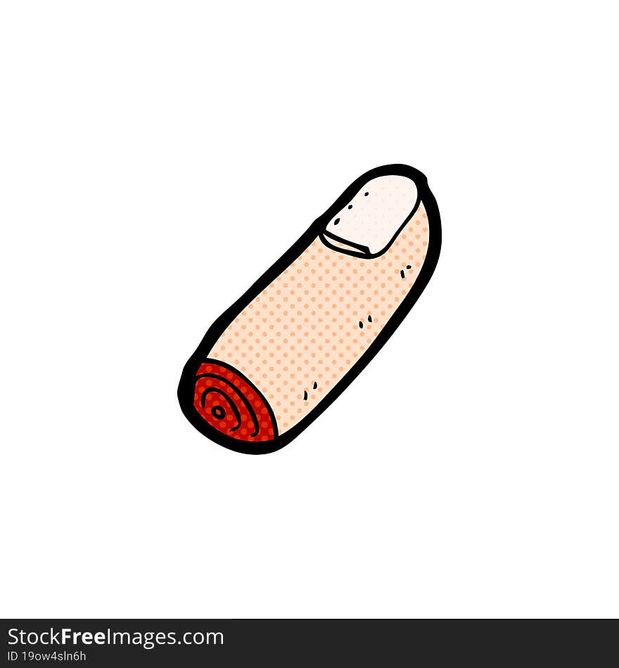 cartoon severed finger