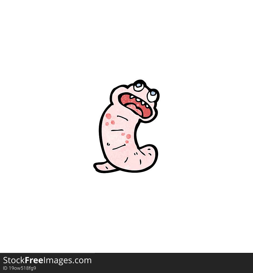 cartoon worm