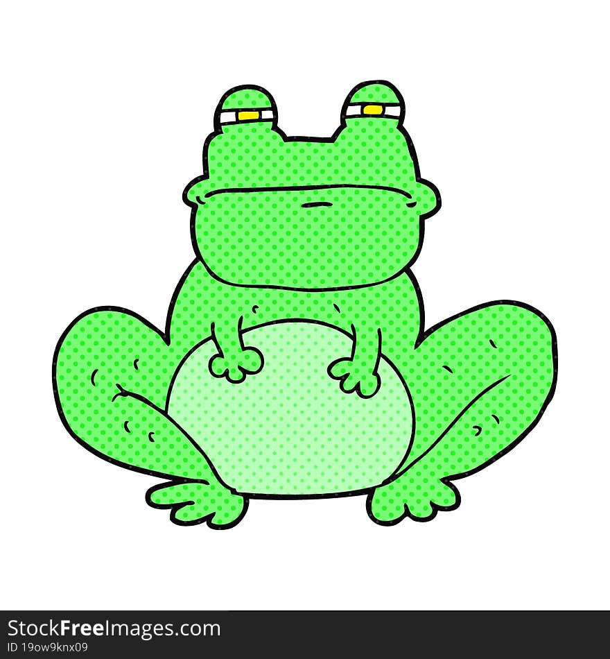 cartoon frog