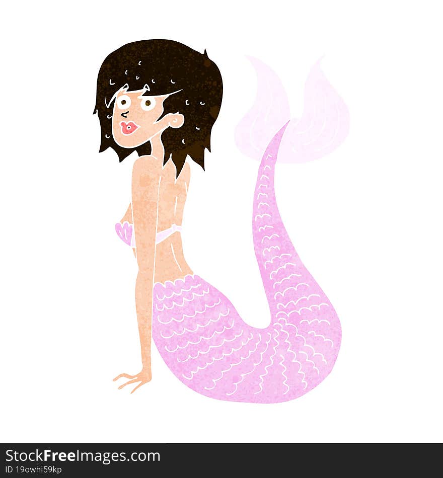 cartoon mermaid