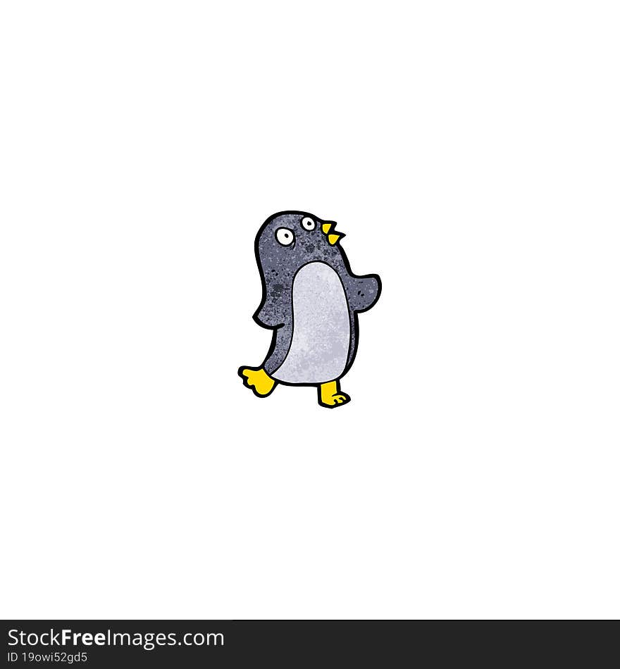 cartoon penguin