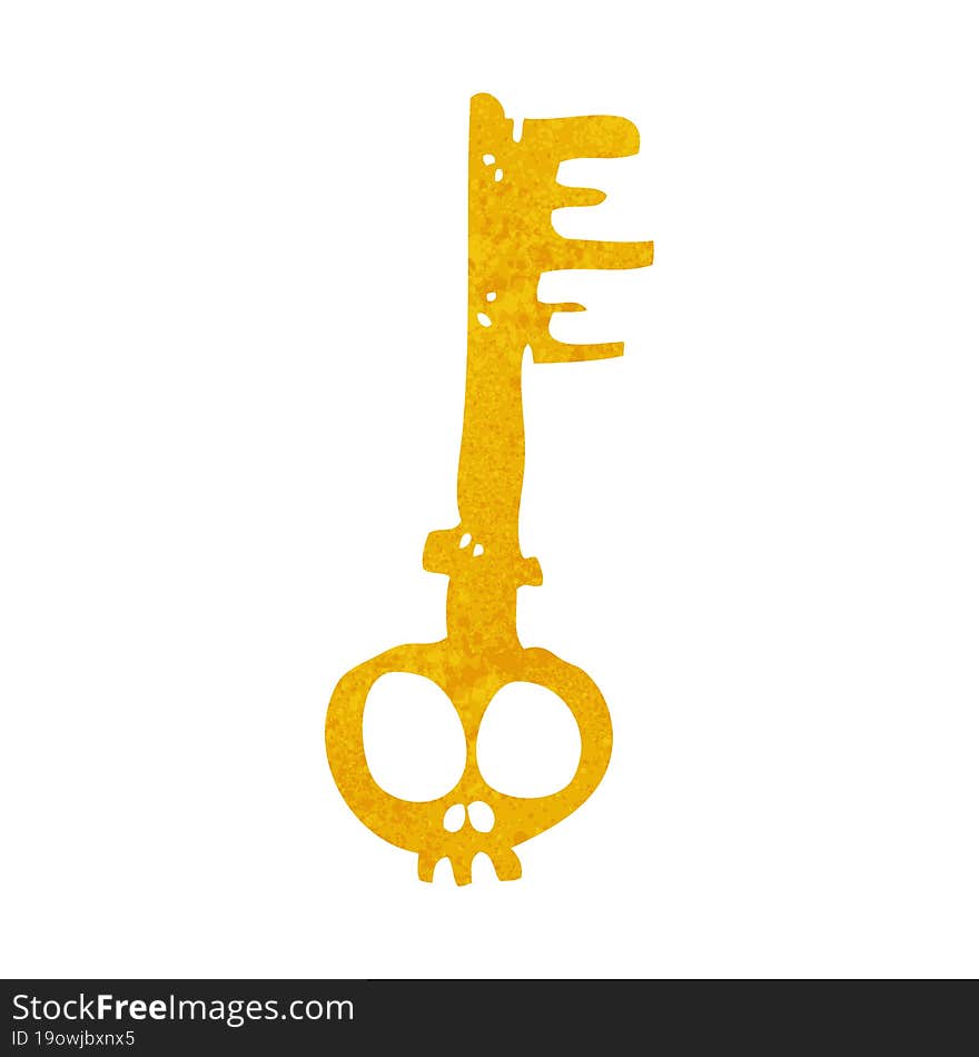 cartoon spooky key