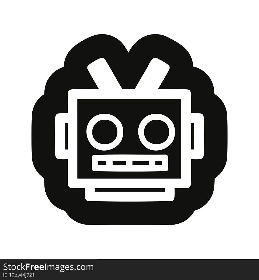 robot head icon