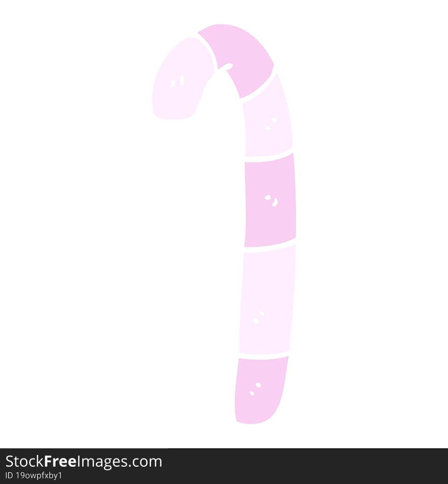 cartoon doodle pink candy canes