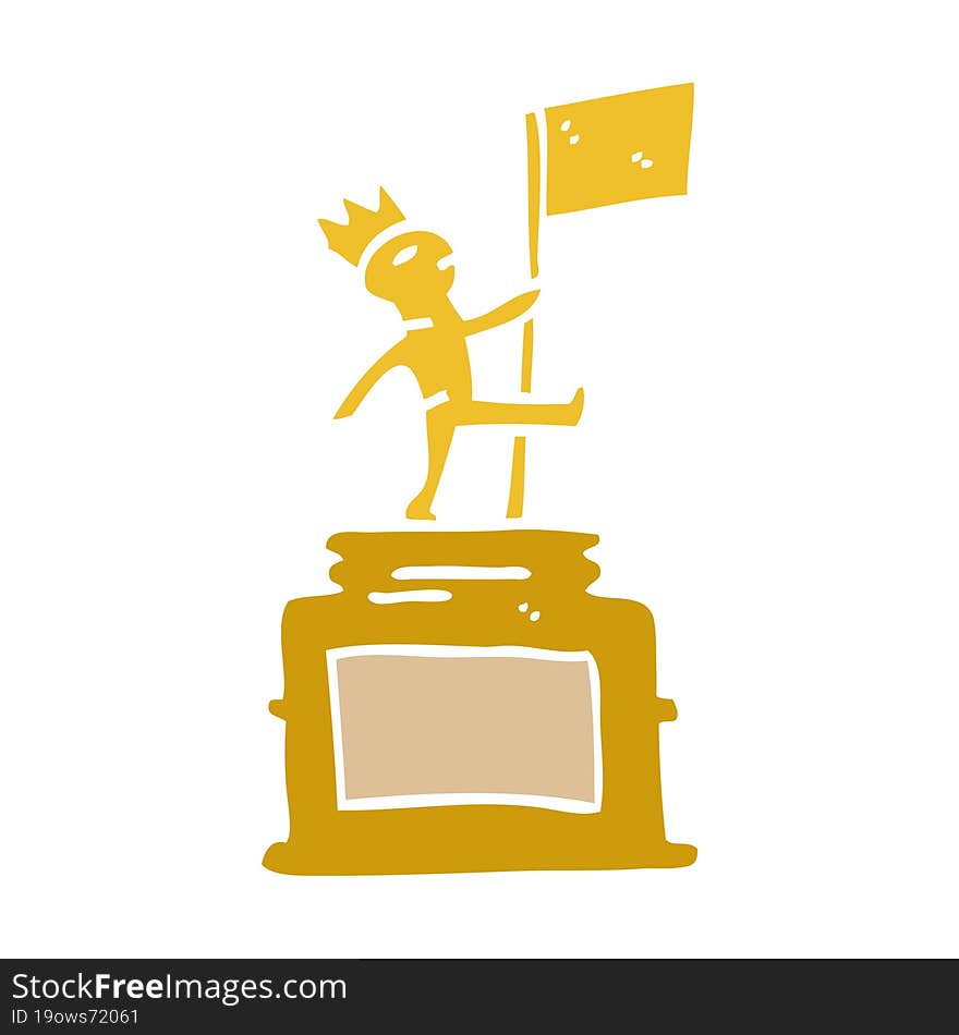 cartoon doodle monument statue