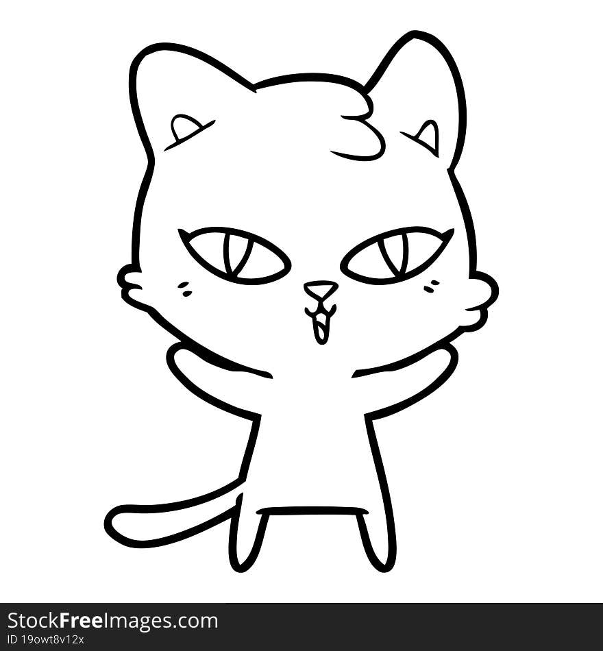 cartoon cat. cartoon cat