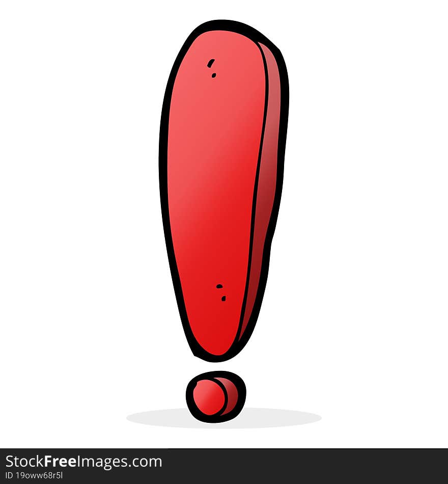 Cartoon Exclamation Mark