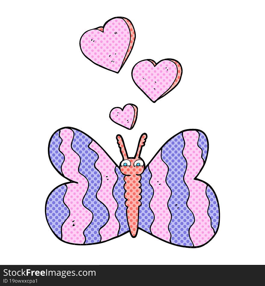 cartoon butterfly