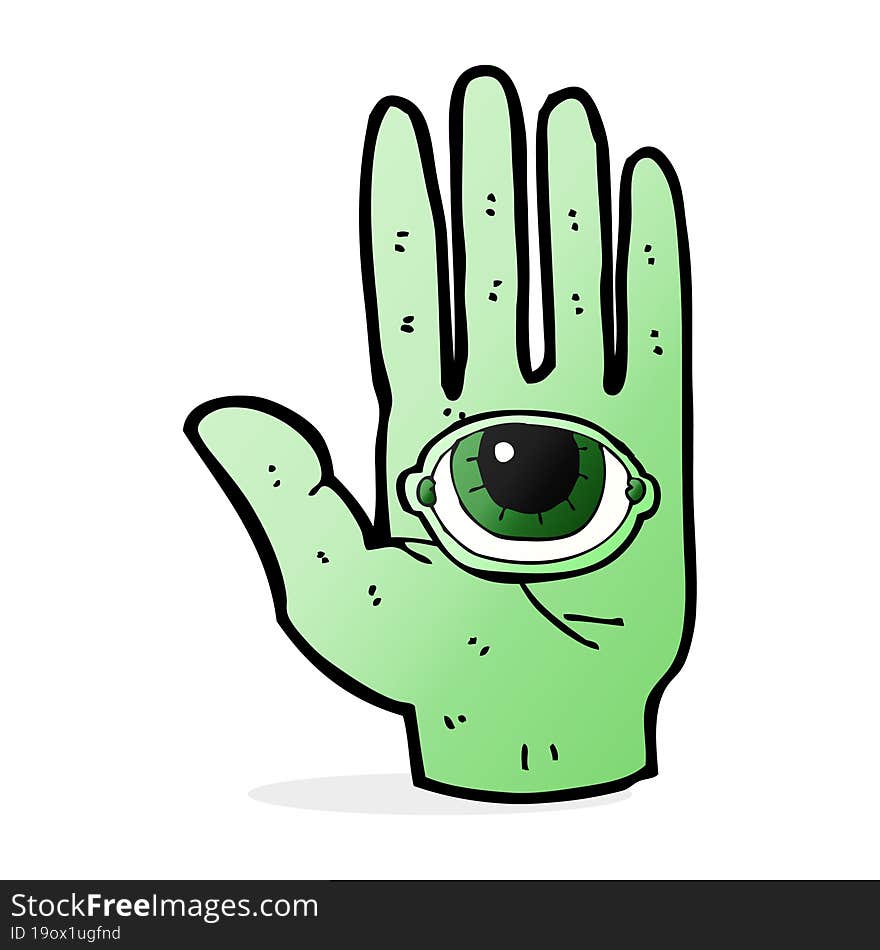 Cartoon Spooky Hand