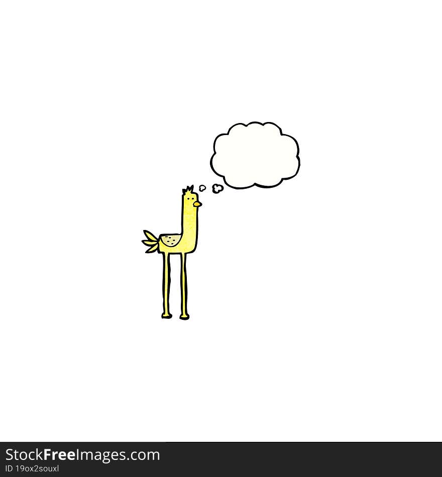 funny cartoon bird