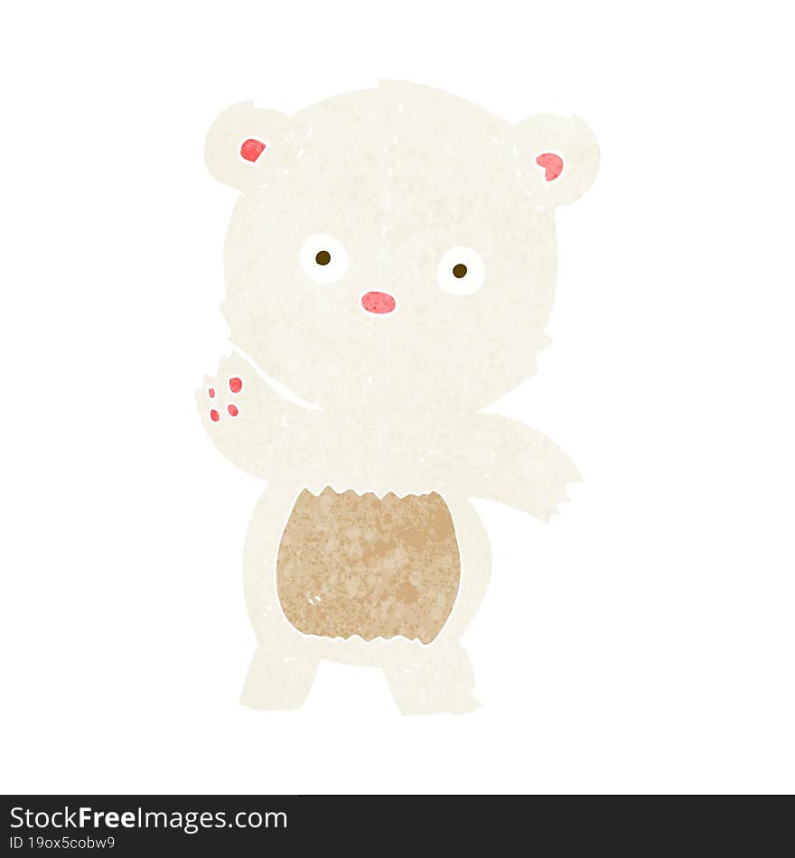 Cute Cartoon Polar Bear