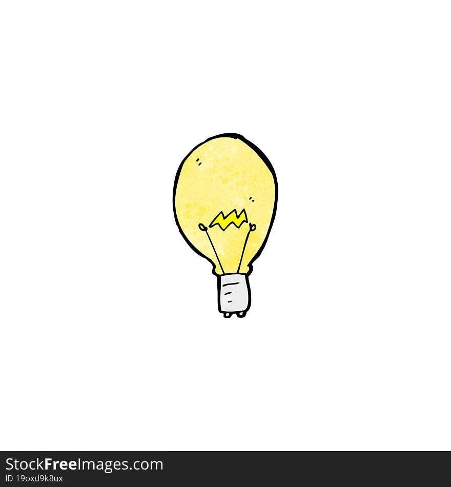 electric light bulb idea symbol