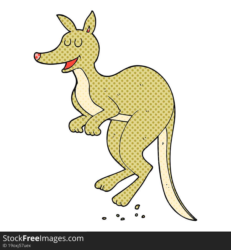 cartoon kangaroo