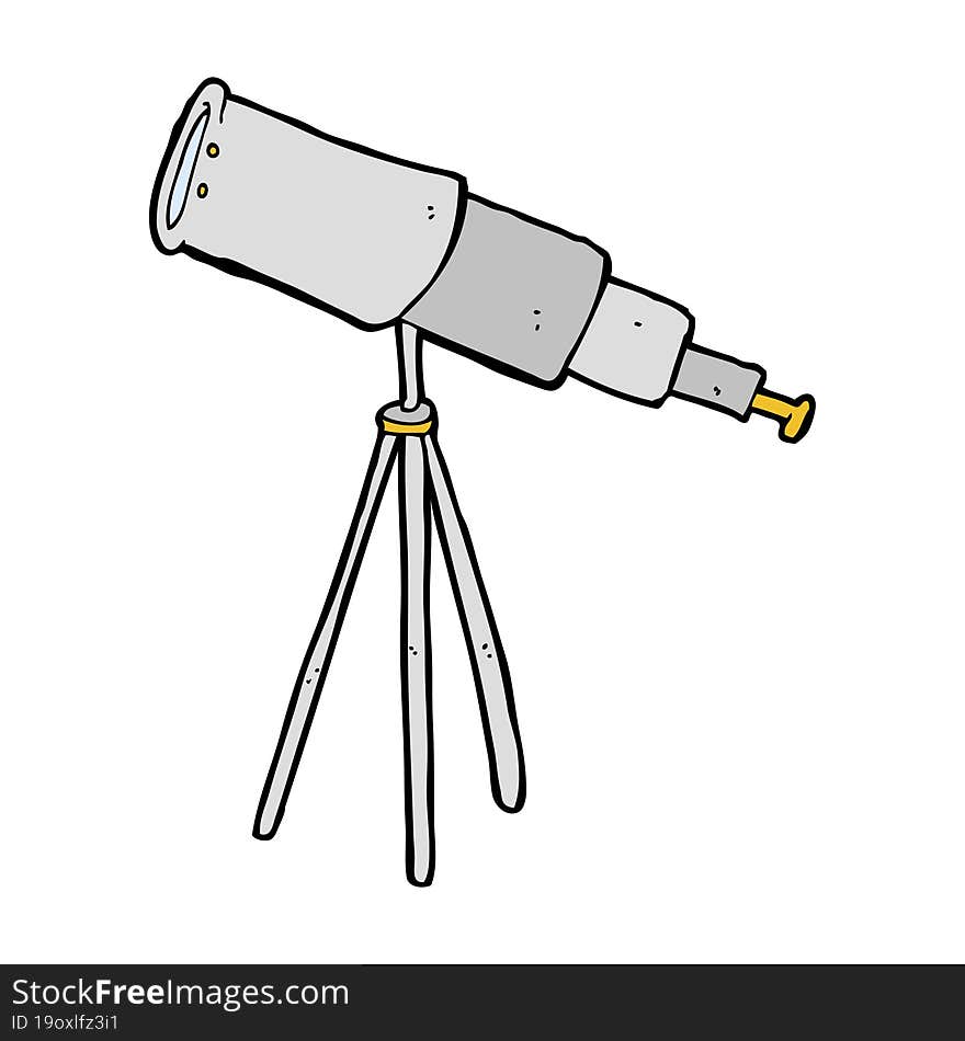 cartoon telescope