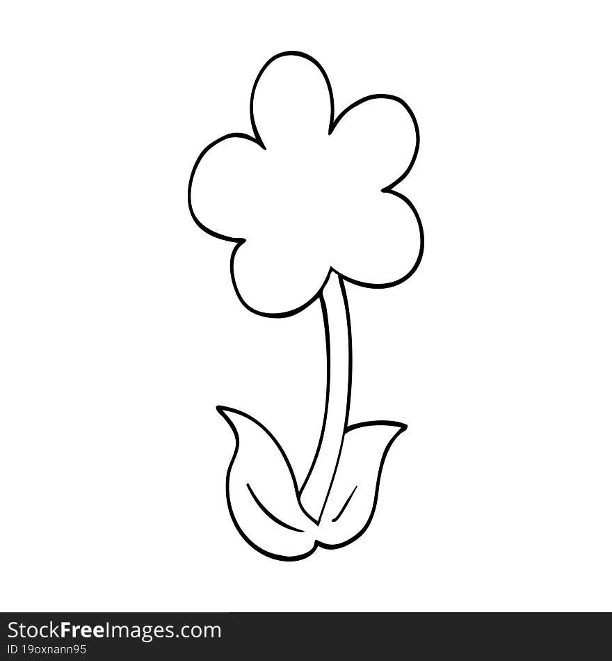 Cute Cartoon Flower